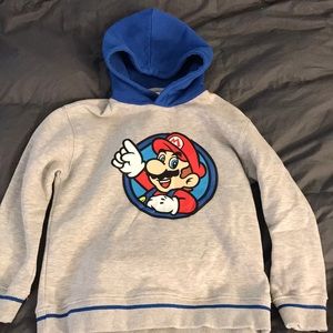 Zara Super Mario kids hoodie Sz 8 - EUC